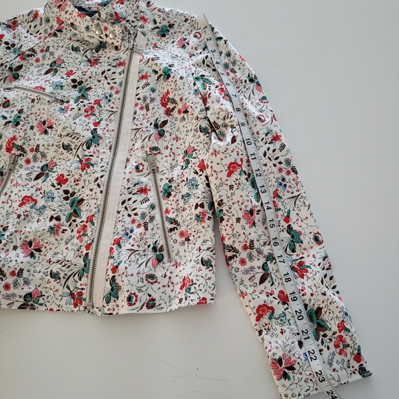 Gap floral biker Jacket size S - Picture 7 of 9